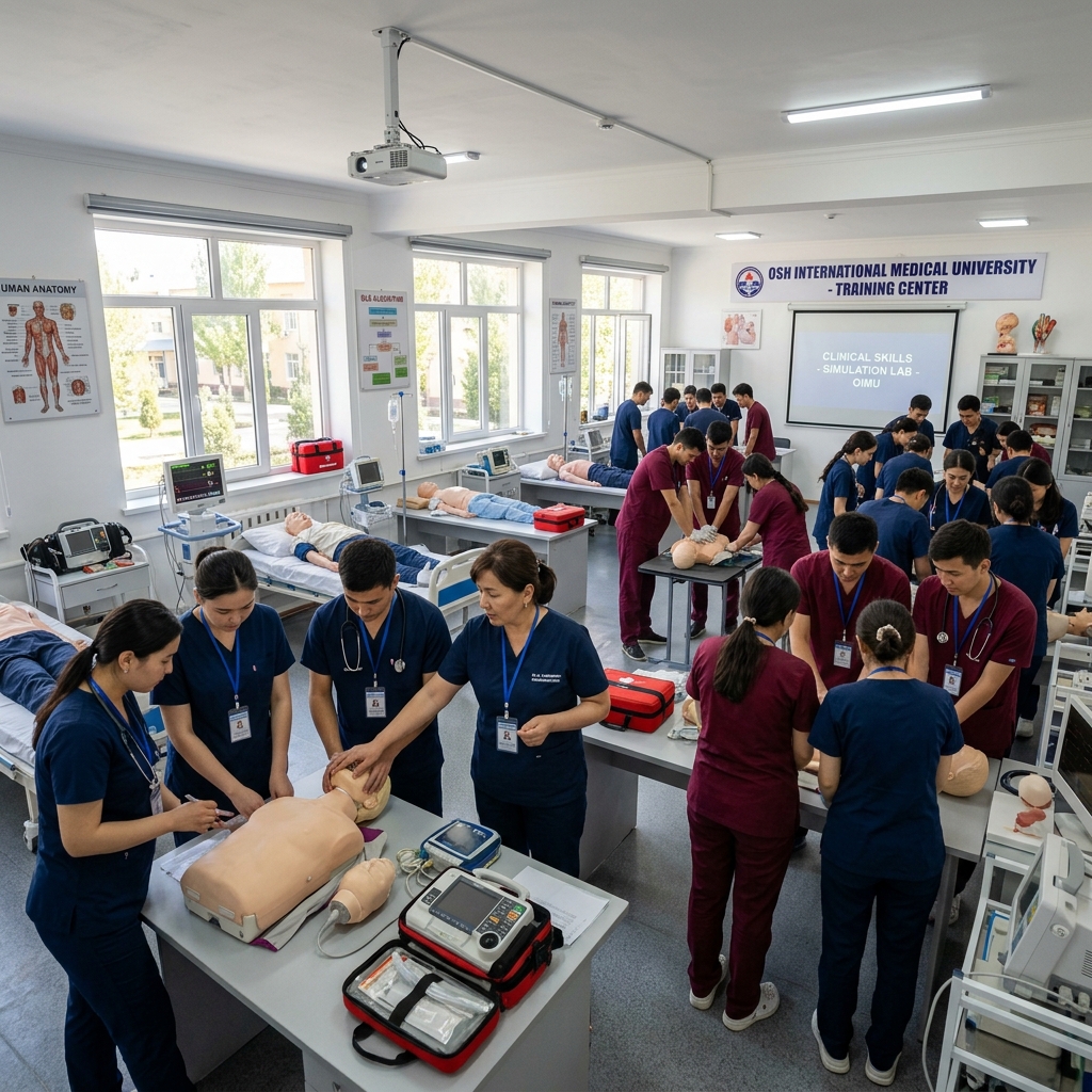 Osh International Medical University campus slide 2